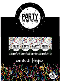 Confetti popper multicolor (20cm)