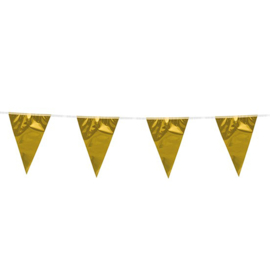 Vlaggenlijn ''Metallic Goud'' (10 meter)