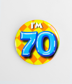 Buttons ''70 jaar'' (Klein)