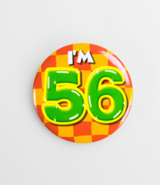 Buttons ''56 jaar'' (Klein)