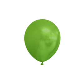 Ballonnen ''Metallic Limoengroen (Ø12,5cm, 25 stuks)