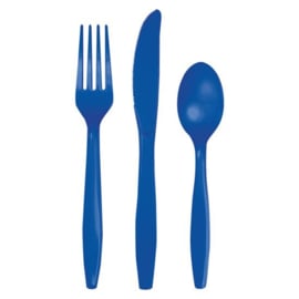 Bestek Donker blauw (6 pers.)