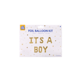 Folieballon set ''It's a boy!''