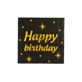 Servetten ''Happy Birthday'' (16 stuks)
