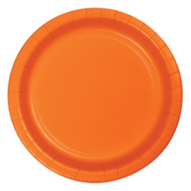 Borden Oranje (Ø23cm, 8 stuks)