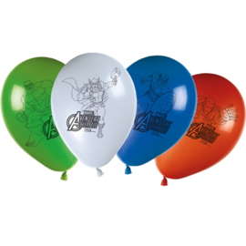 Ballonnen ''Mighty Avengers'' (30cm, 8 stuks)