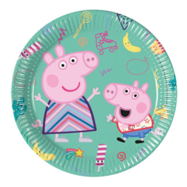 Borden ''Peppa Pig'' (18 cm, 8 stuks)