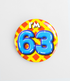 Buttons ''63 jaar'' (Klein)