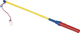 Lampionstokje ''Geel, Blauw, rood'' (Elektrisch, 40 cm)