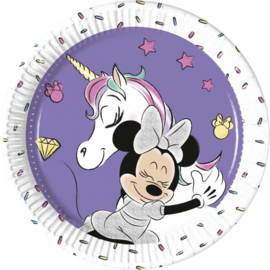 Borden ''Unicorn Minnie Mouse'' (Klein, 8 stuks)