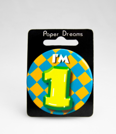 Button ''1 jaar'' (Klein)