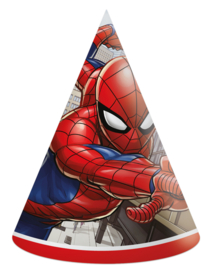 Feesthoedjes Spiderman (6 st.)