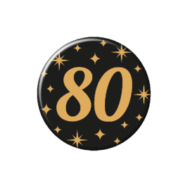 Button ''80 jaar''