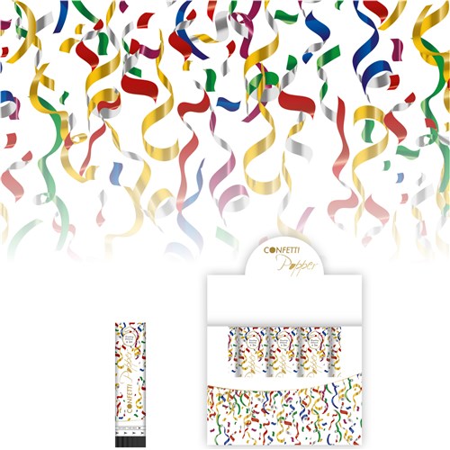 Confetti shooter multicolor (20cm, 1st.)