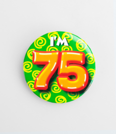 Buttons ''75 jaar'' (Klein)