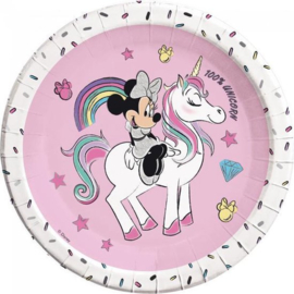 Borden ''Unicorn Minnie Mouse'' (Groot, 8 stuks)