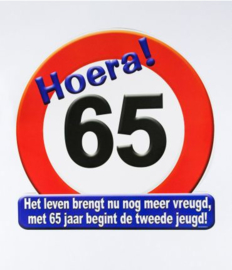 65 jaar versiering