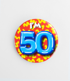 Button ''50 jaar'' (Klein)