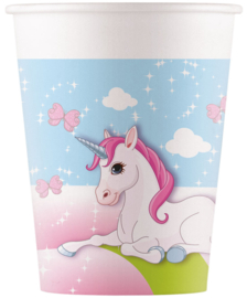 Bekers ''Unicorn'' (8 stuks)