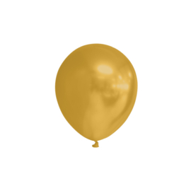 Ballonnen ''Metallic Goud (Ø12,5cm, 25 stuks)