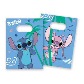 Papieren Uitdeelzakjes Stitch (4 st.)