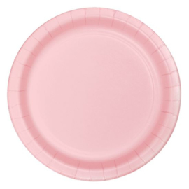 Borden Licht Roze (Ø23cm, 8 stuks)