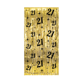 Deurgordijn ''21 jaar'' (2 x 1 m)