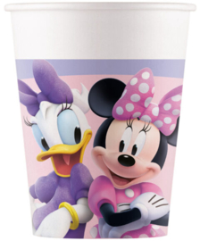 Papieren Bekers Minnie mouse (8 st.)