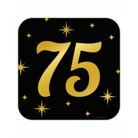 Huldeschild ''75 jaar''