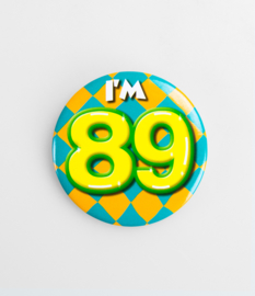 Buttons ''89 jaar'' (Klein)