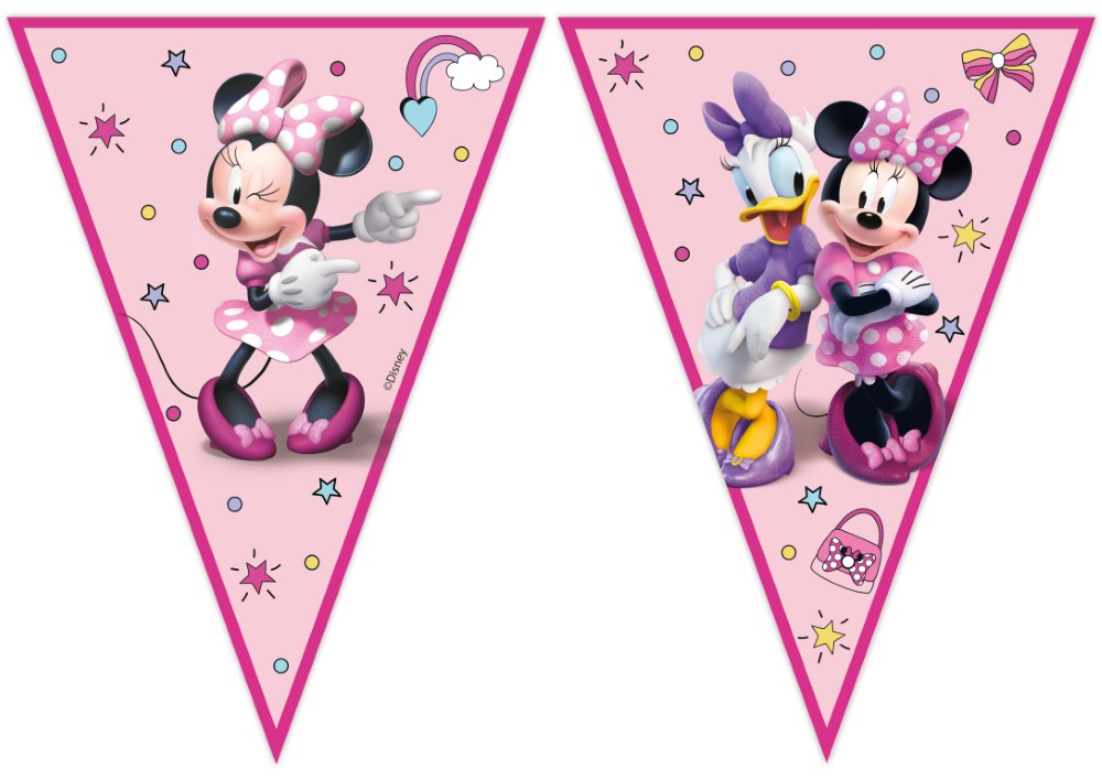 Vlaggenlijn Minnie Mouse (2,3 m.)