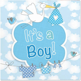Servetten ''It's a Boy!'' (20 stuks)