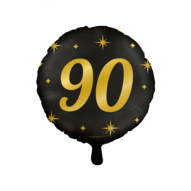 Folieballon ''90 jaar'' (46 cm)