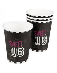 Bekers ''Sweet 16'' (6 stuks)