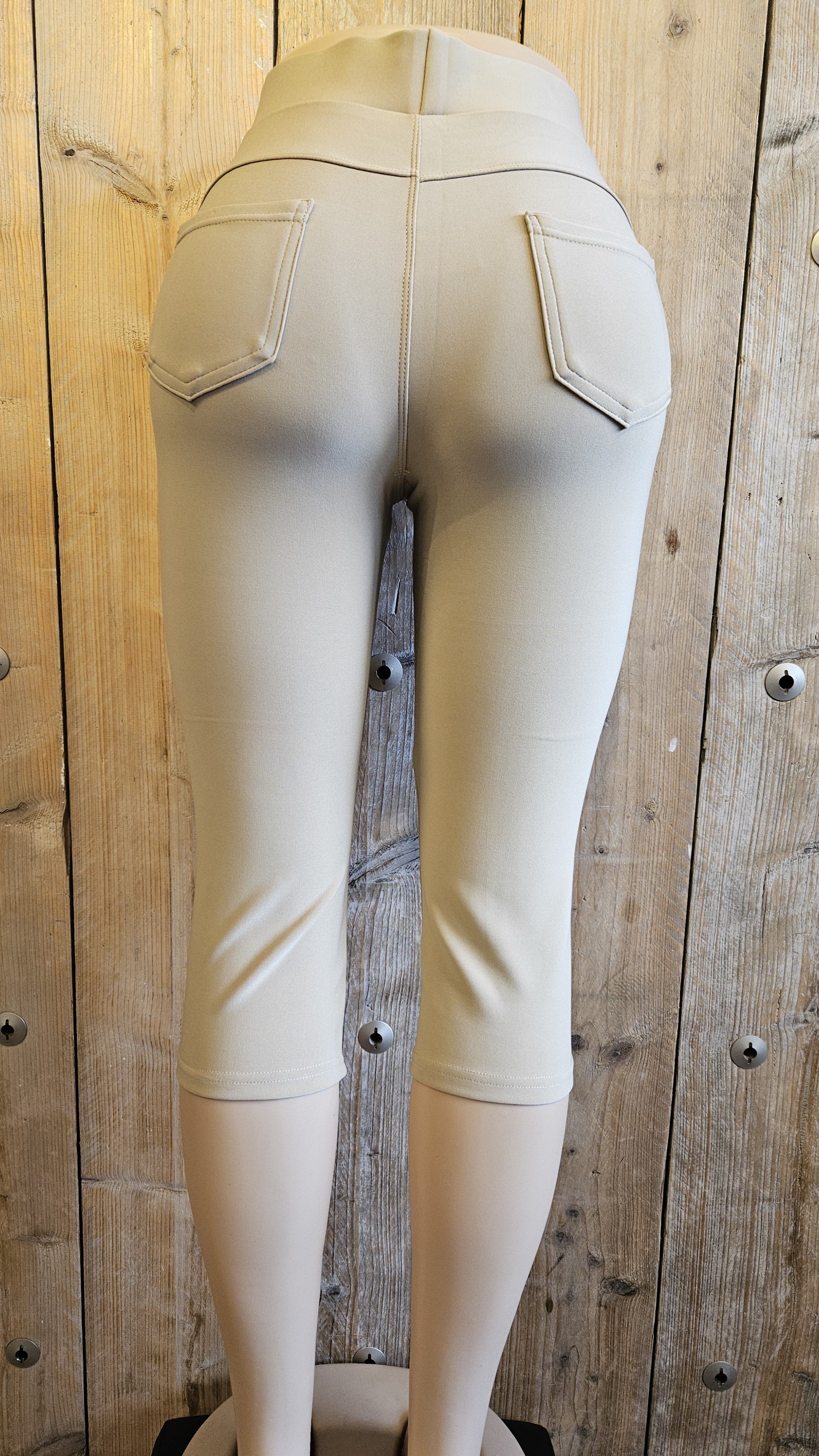capri comfortbroek beige