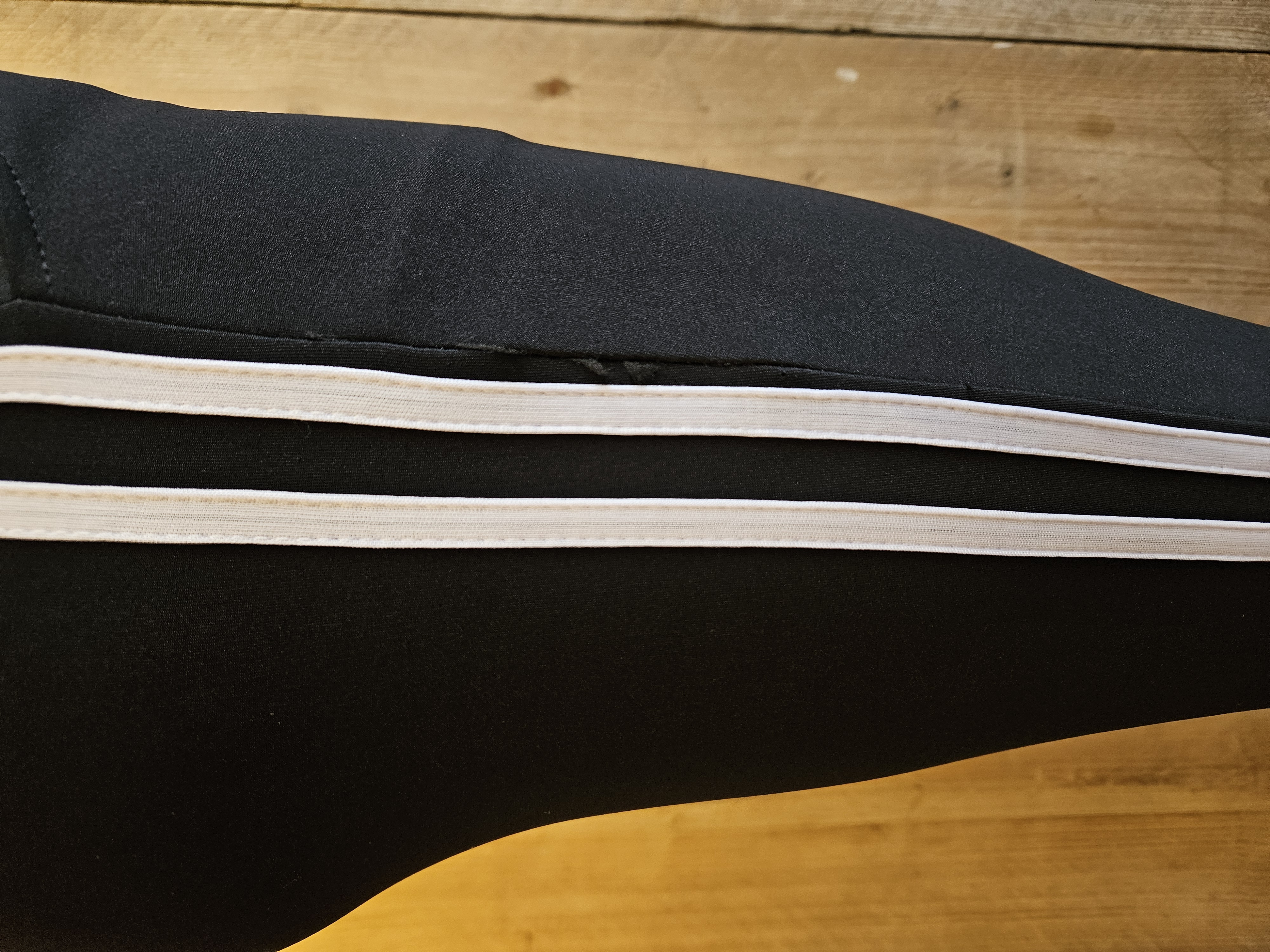 comfortbroek  witte streep