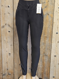 comfortbroek streepje zwart