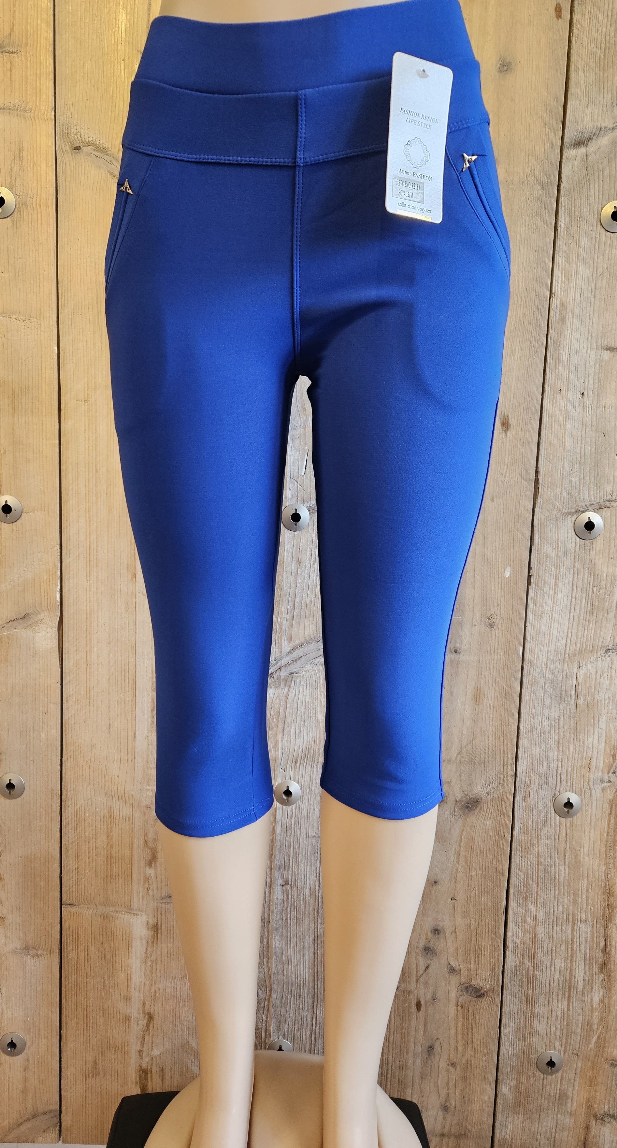 Capri royalbleu comfortbroek