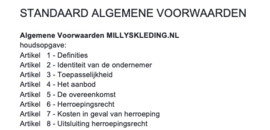 voorwaarden
