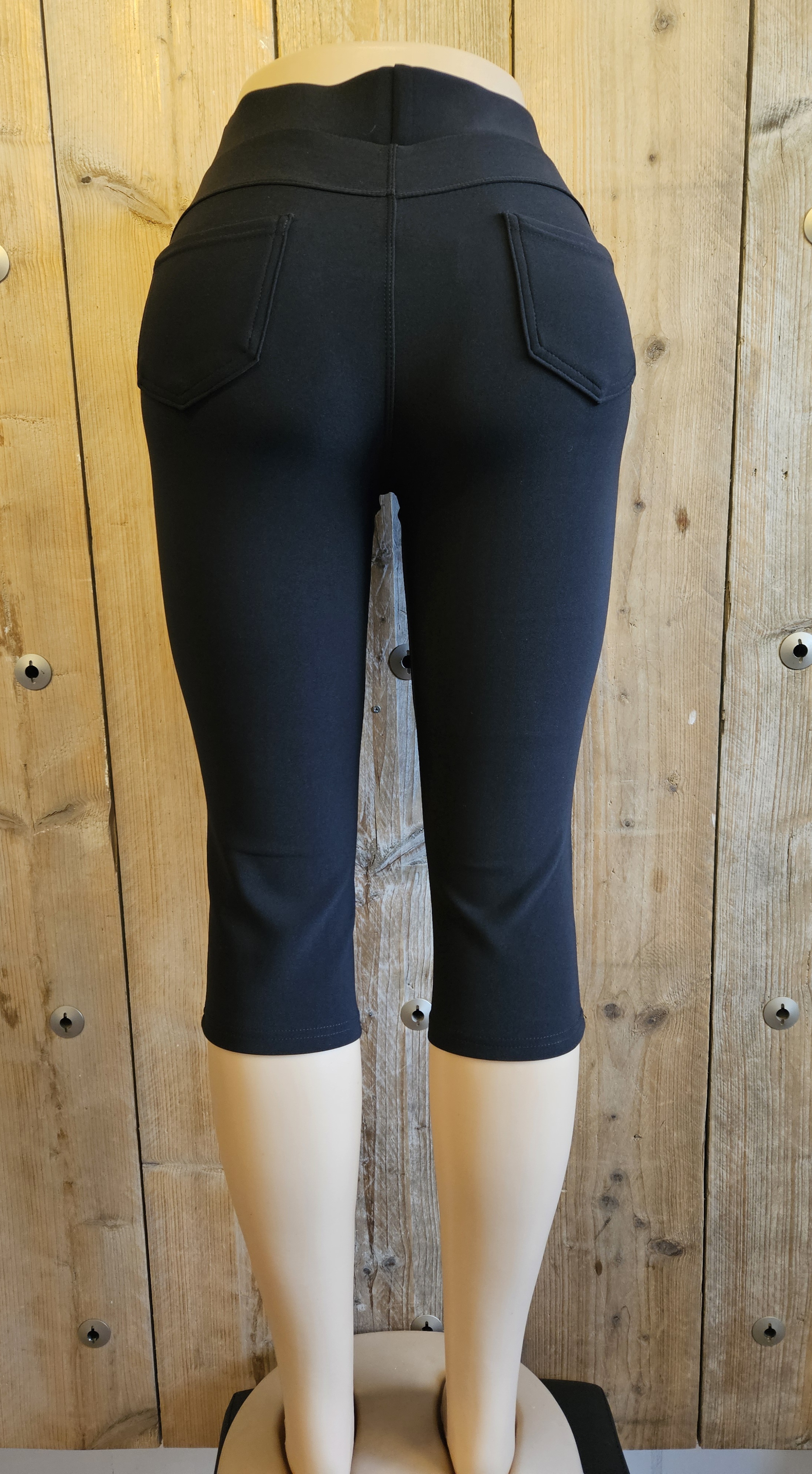capri zwart comfortbroek