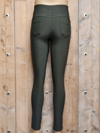 comfort broek olive groen