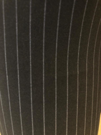 comfort broek zwart met streepjes