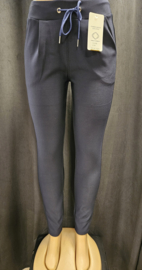 Comfortbroek koordje navy