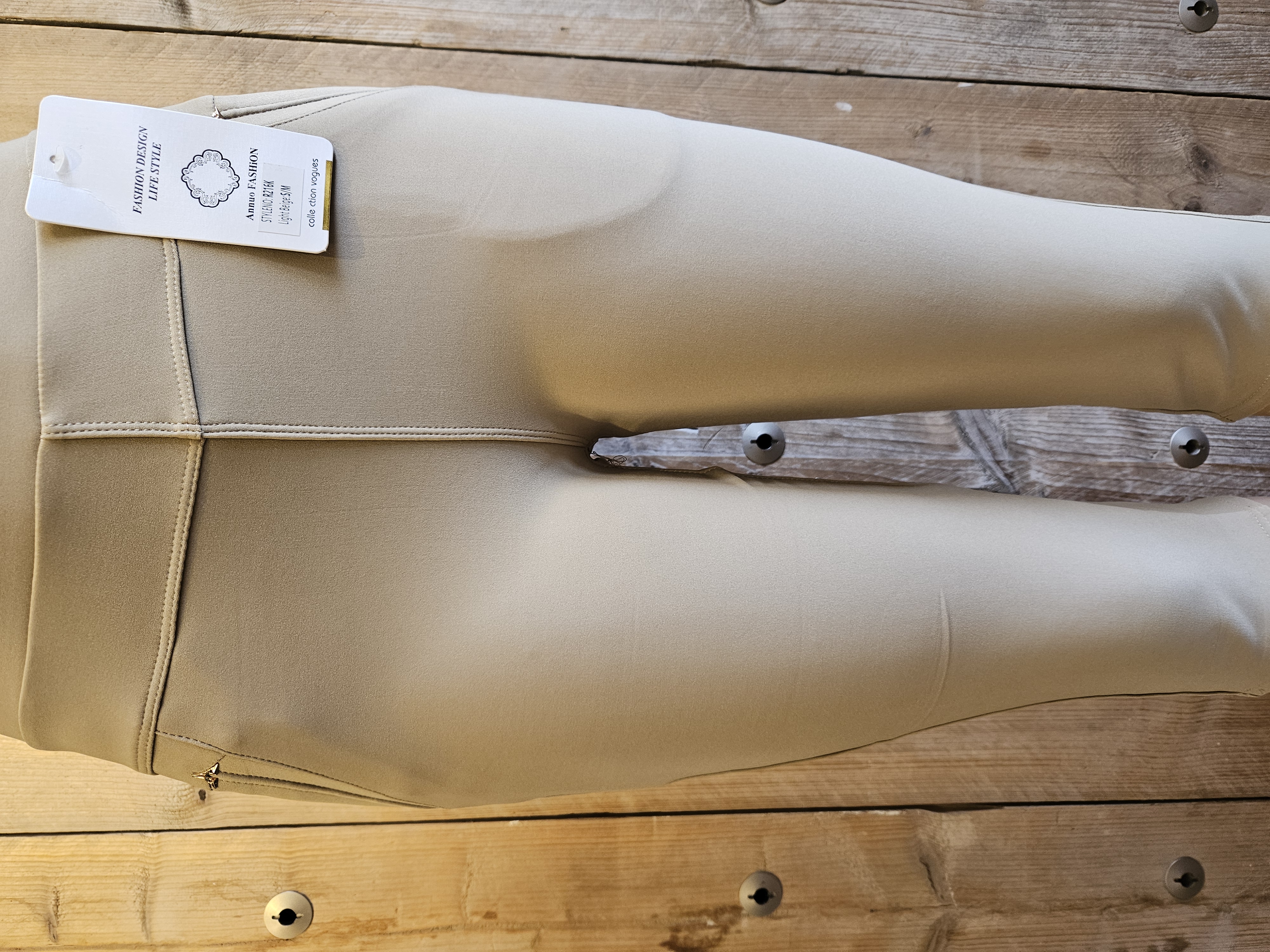 capri comfortbroek beige