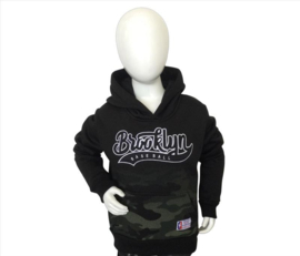 Hoodie zwart/groen