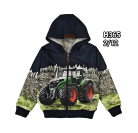 Dik fleece vest met Fendt trekker