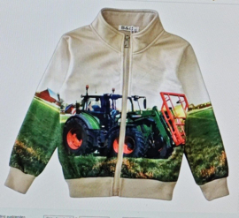 Beige vest met Fendt