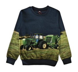 Sweater met John Deere met balenpers