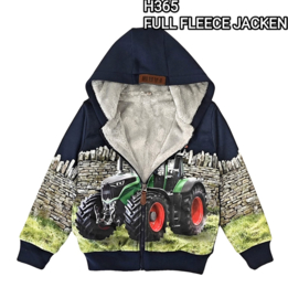 Dik fleece vest met Fendt trekker