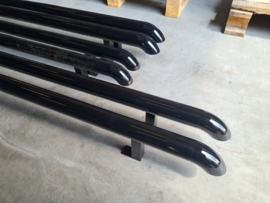 RVS sidebars zwart gepoeder coat VW Caddy Maxi